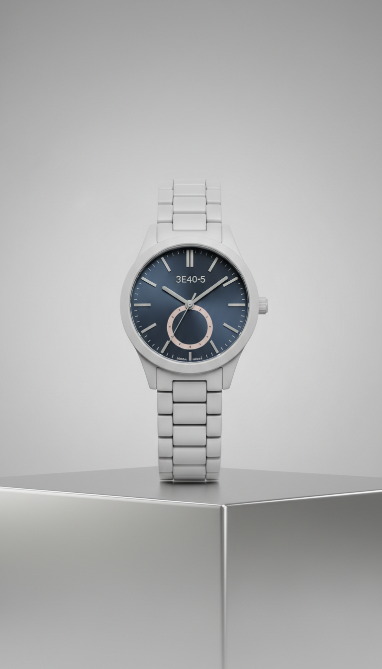 Steel Whisper ceramic-link watch