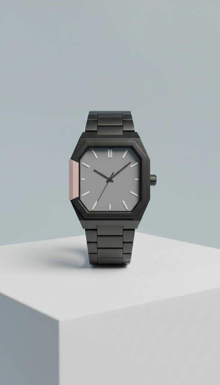Ceramic Blush Accent Watch